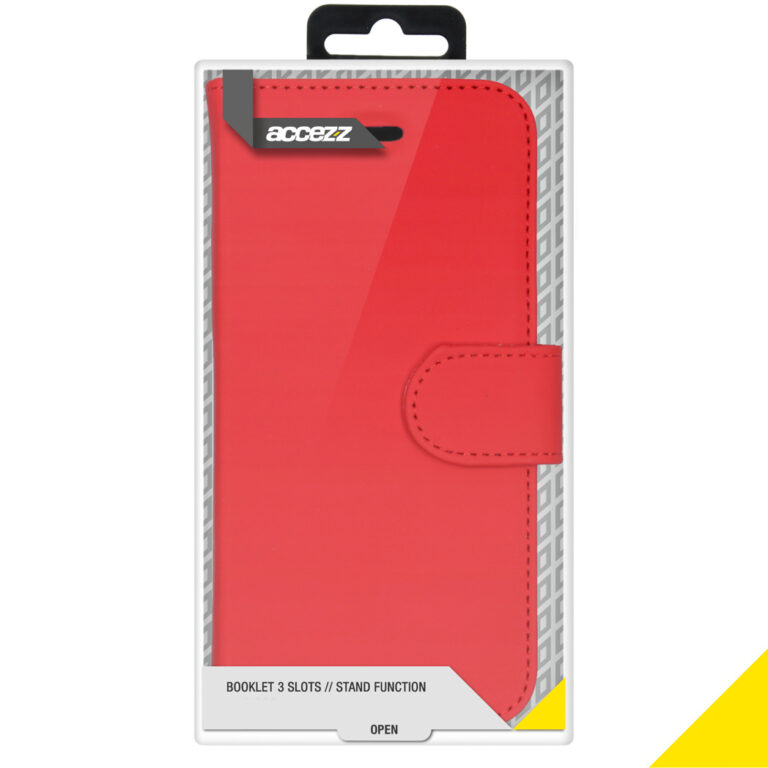 Accezz Wallet Softcase Bookcase Apple iPhone 12 Pro Max - Rood - Afbeelding 4