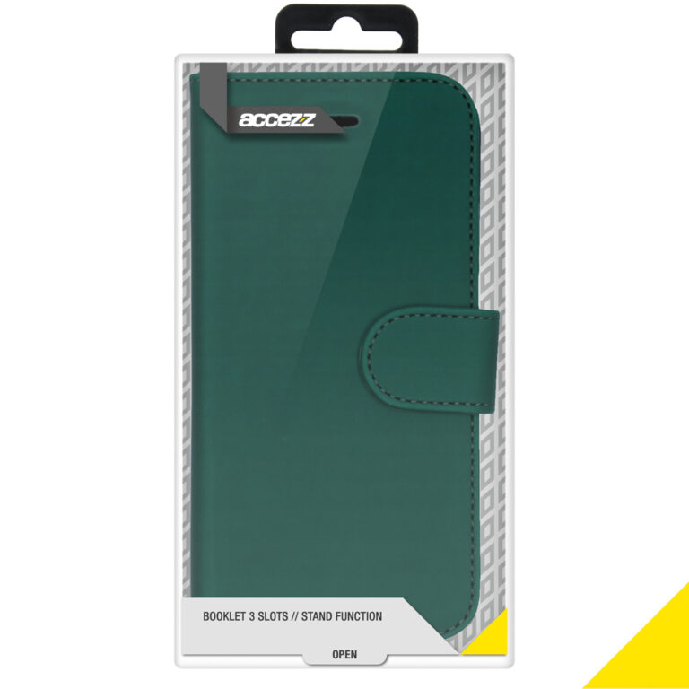 Accezz Wallet Softcase Bookcase Apple iPhone 12 Pro Max - Groen - Afbeelding 4