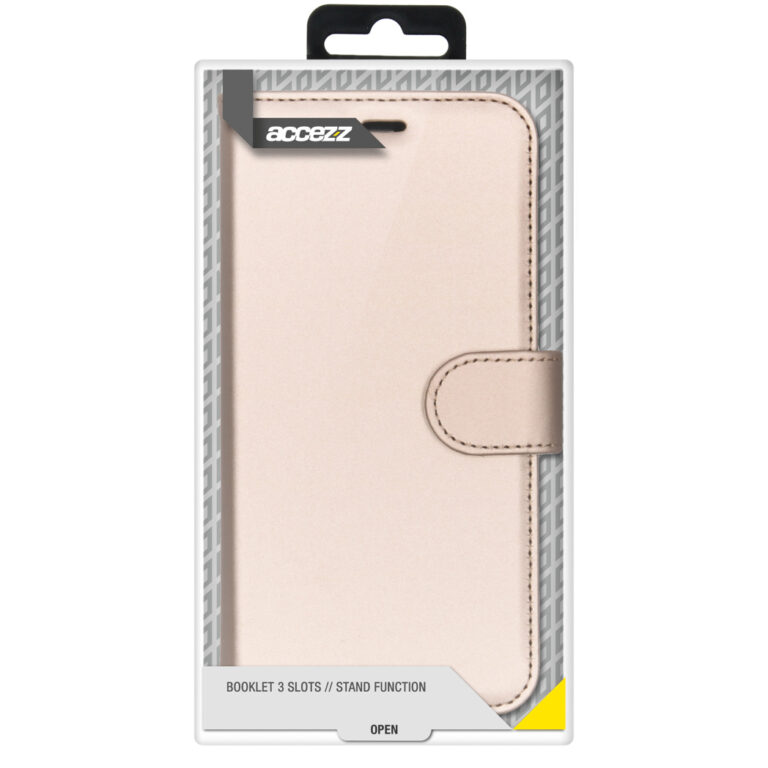 Accezz Wallet Softcase Bookcase Apple iPhone 12 Pro Max - Goud - Afbeelding 4