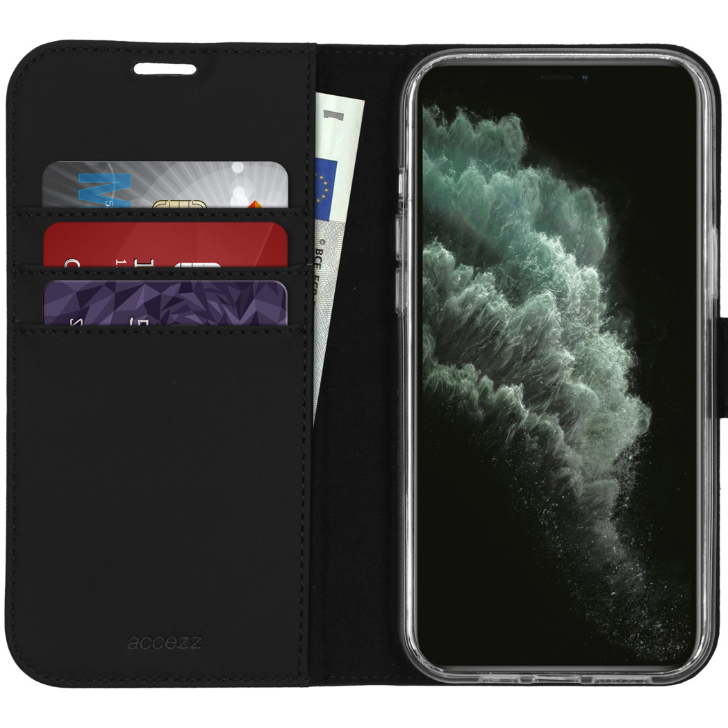 Accezz Wallet Softcase Bookcase Apple iPhone 12 Pro Max - Zwart - Afbeelding 3