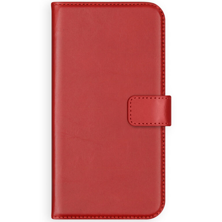 Selencia Echt Lederen Bookcase Apple iPhone 12 Pro Max - Rood - Afbeelding 2