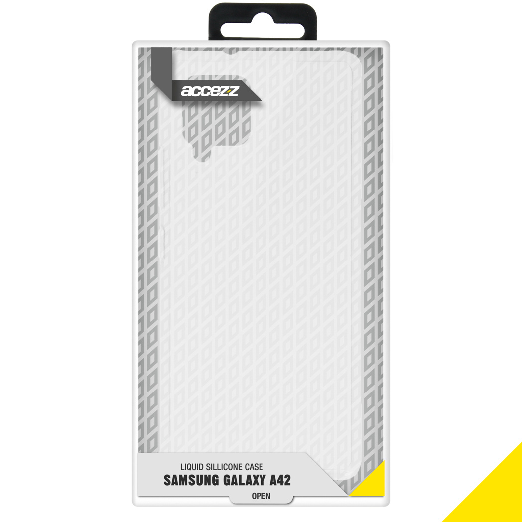Accezz Clear Backcover Samsung Galaxy A42 - Transparant - Afbeelding 4