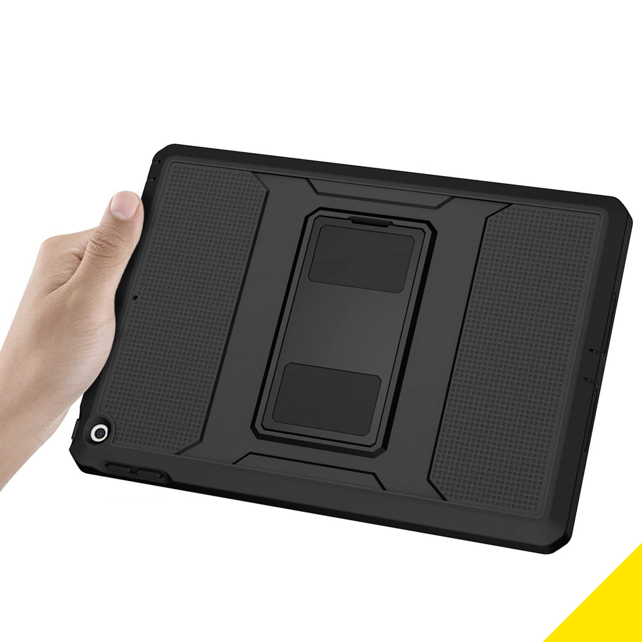 Accezz Rugged Back Case Apple iPad 6 (2018) 9.7 inch / iPad 5 (2017) 9.7 inch - Zwart - Afbeelding 4