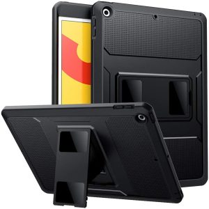 Accezz Rugged Back Case Apple iPad 9 (2021) 10.2 inch / iPad 8 (2020) 10.2 inch / iPad 7 (2019) 10.2 inch - Zwart