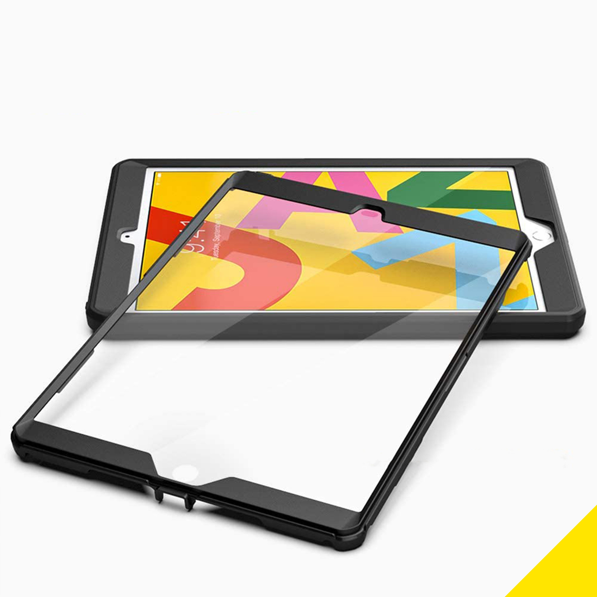 Accezz Rugged Back Case Apple iPad 9 (2021) 10.2 inch / iPad 8 (2020) 10.2 inch / iPad 7 (2019) 10.2 inch - Zwart - Afbeelding 3