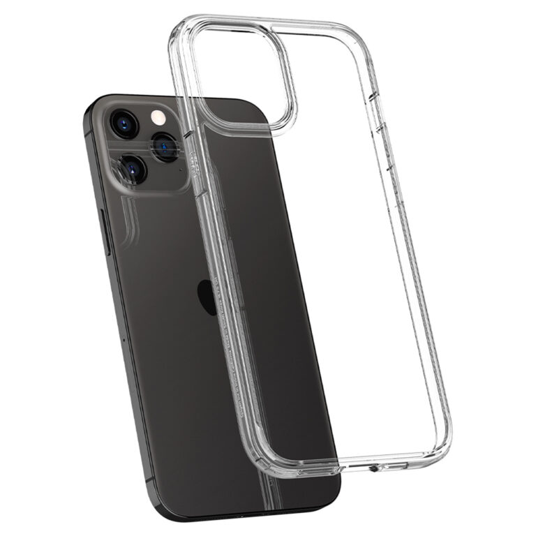 Spigen Ultra Hybrid Backcover Apple iPhone 12 Pro Max - Transparant - Afbeelding 4