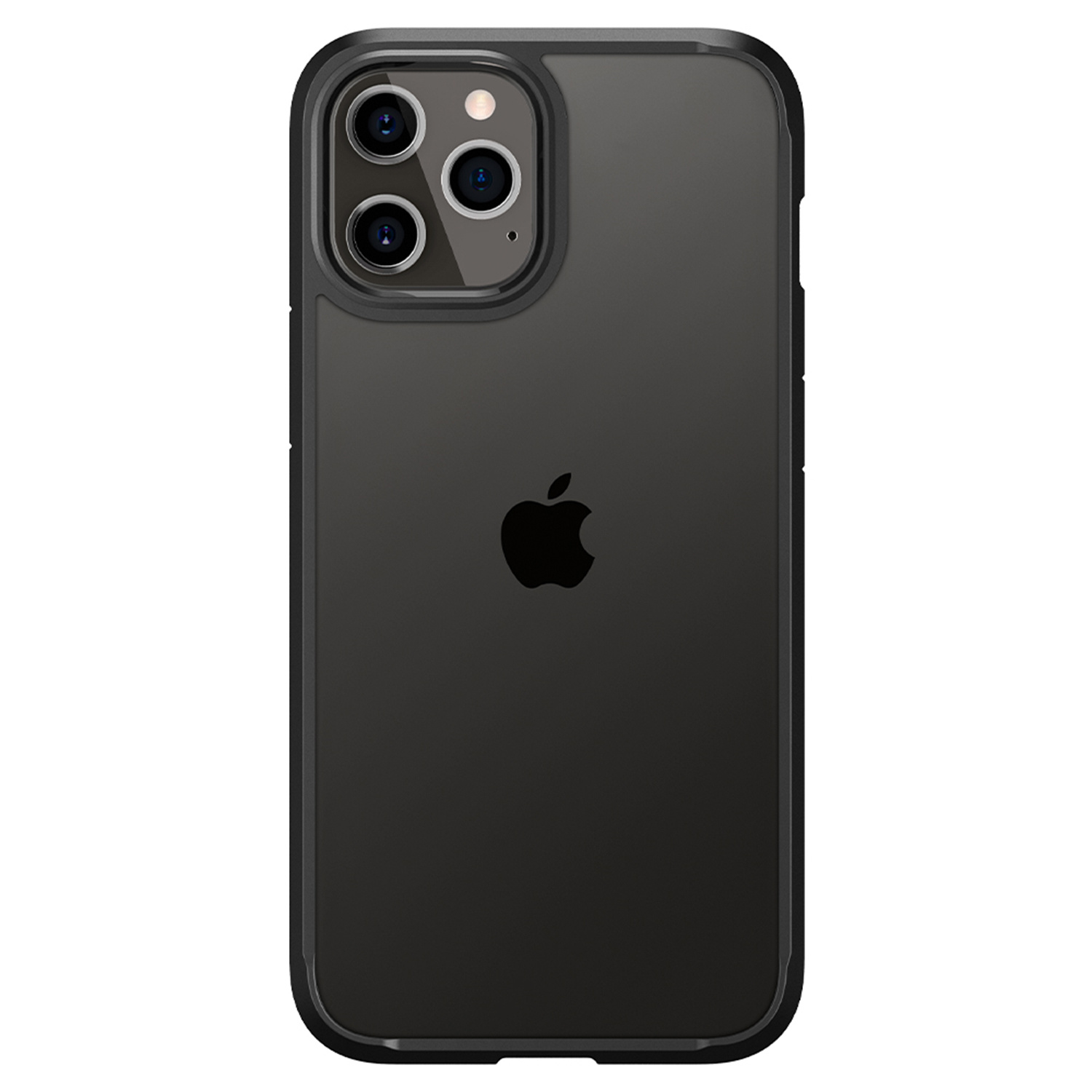 Spigen Ultra Hybrid Backcover Apple iPhone 12 (Pro) – Zwart