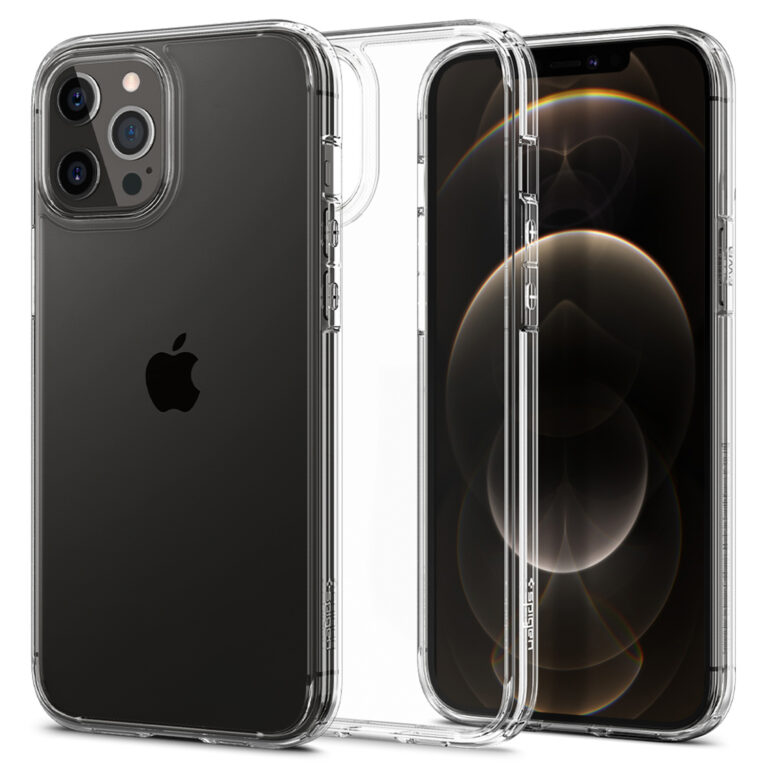 Spigen Ultra Hybrid Backcover Apple iPhone 12 (Pro) - Transparant - Afbeelding 2