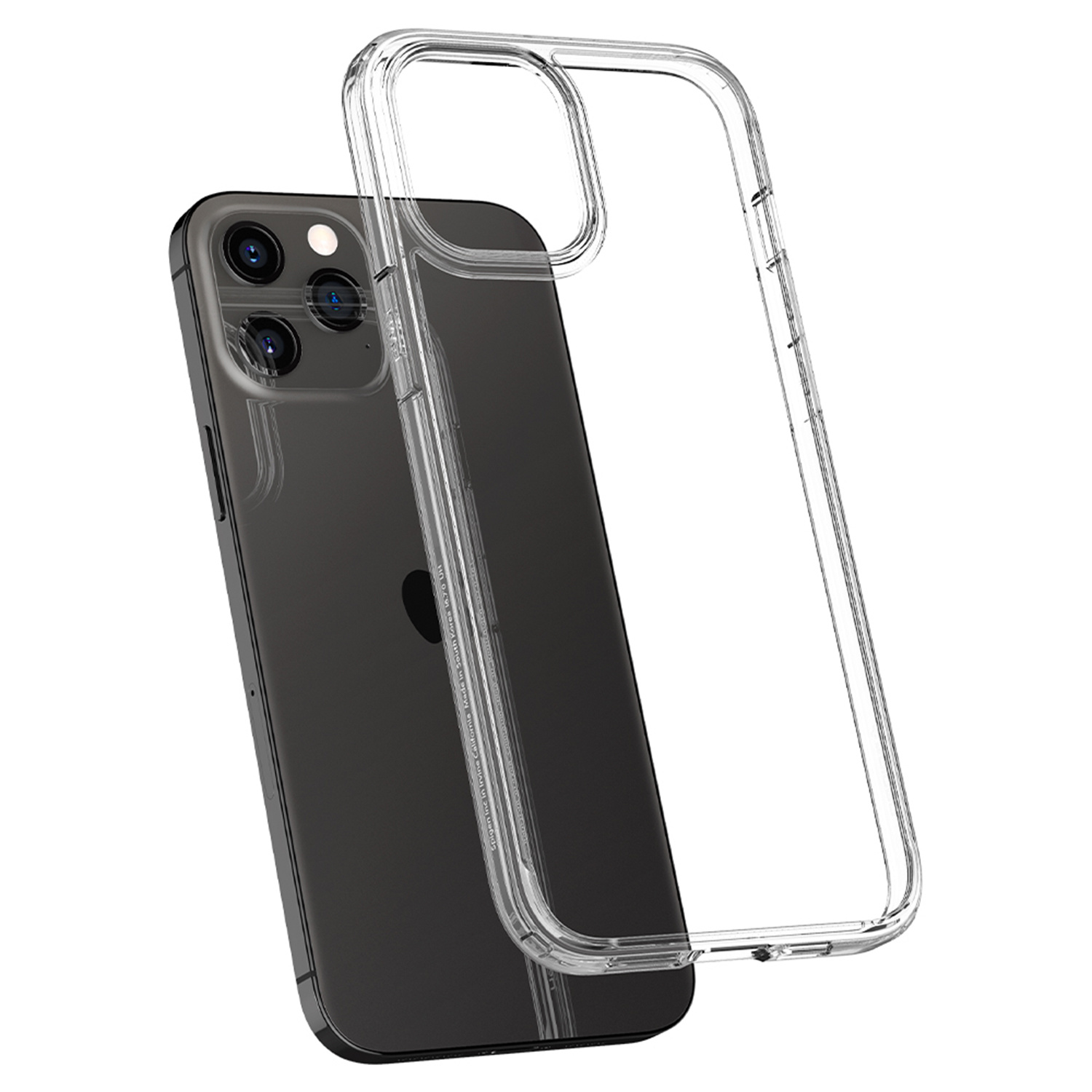 Spigen Ultra Hybrid Backcover Apple iPhone 12 (Pro) - Transparant - Afbeelding 4