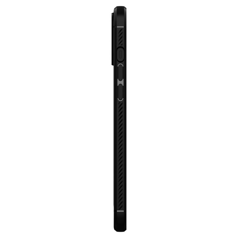 Spigen Rugged Armor Backcover Apple iPhone 12 (Pro) - Zwart - Afbeelding 9