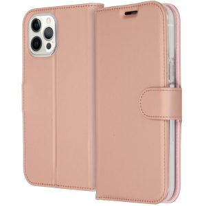 Accezz Wallet Softcase Bookcase Apple iPhone 12 Pro Max - Rosé Goud