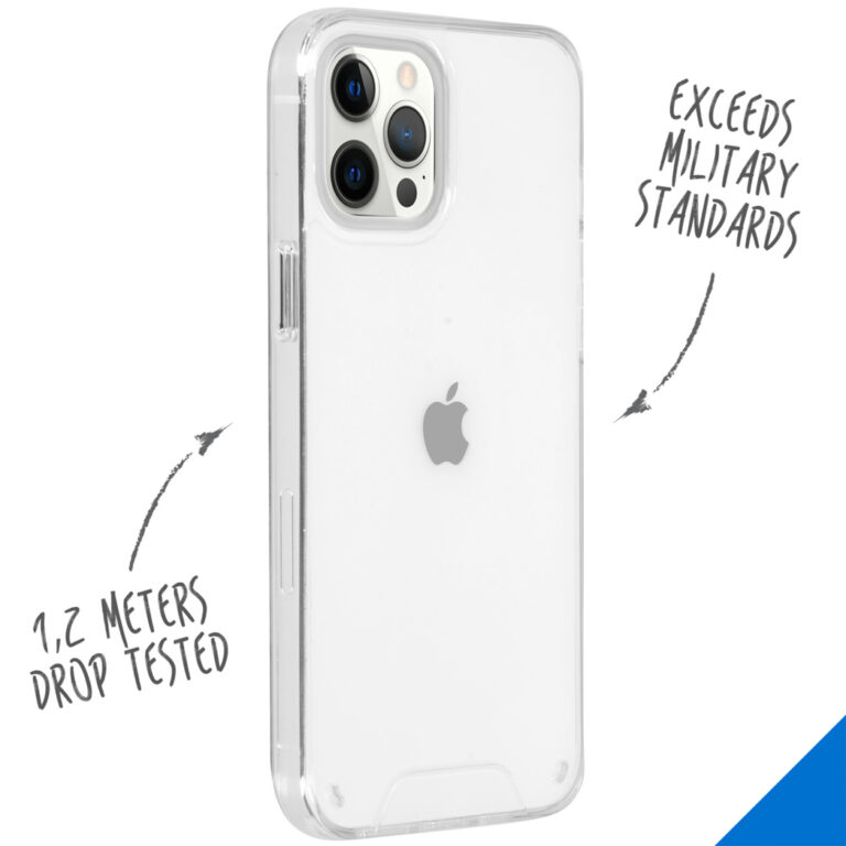 Accezz Xtreme Impact Backcover Apple iPhone 12 Pro Max - Transparant - Afbeelding 2