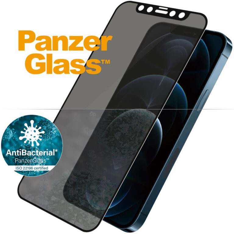 PanzerGlass Case Friendly Privacy Anti-Bacterial Screenprotector Apple iPhone 12 Pro Max - Afbeelding 3