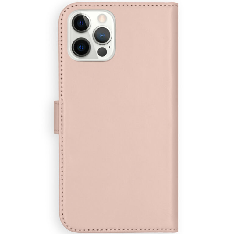 Selencia Echt Lederen Bookcase Apple iPhone 12 (Pro) - Roze - Afbeelding 3