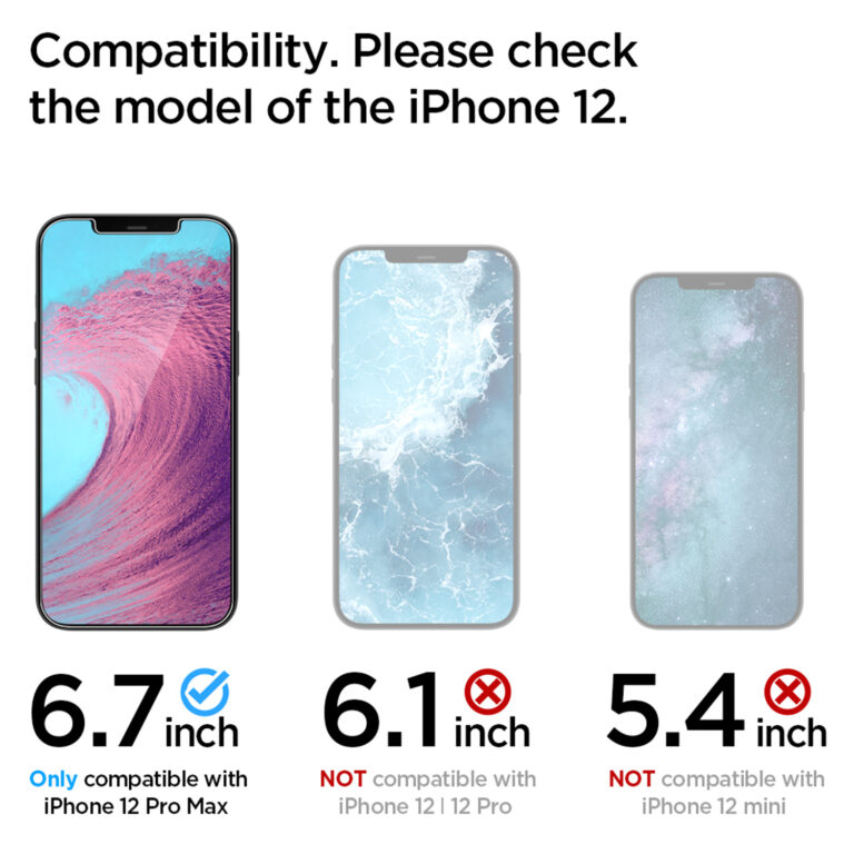 Spigen GLAStR EZ Fit Screenprotector + Applicator Apple iPhone 12 Pro Max - Afbeelding 4