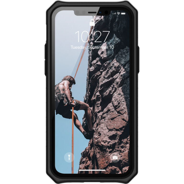 UAG Monarch Backcover Apple iPhone 12 (Pro) - Carbon Fiber Black - Afbeelding 3