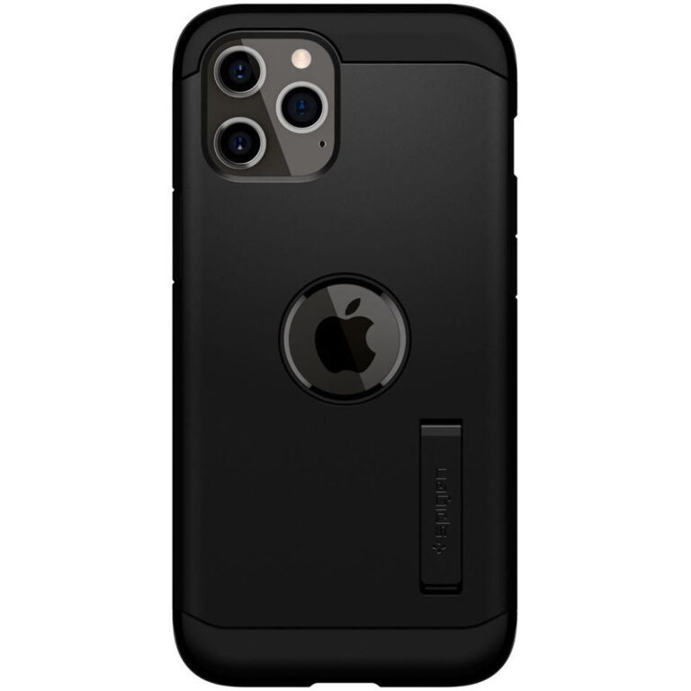 Spigen Tough Armor Backcover Apple iPhone 12 (Pro) - Zwart