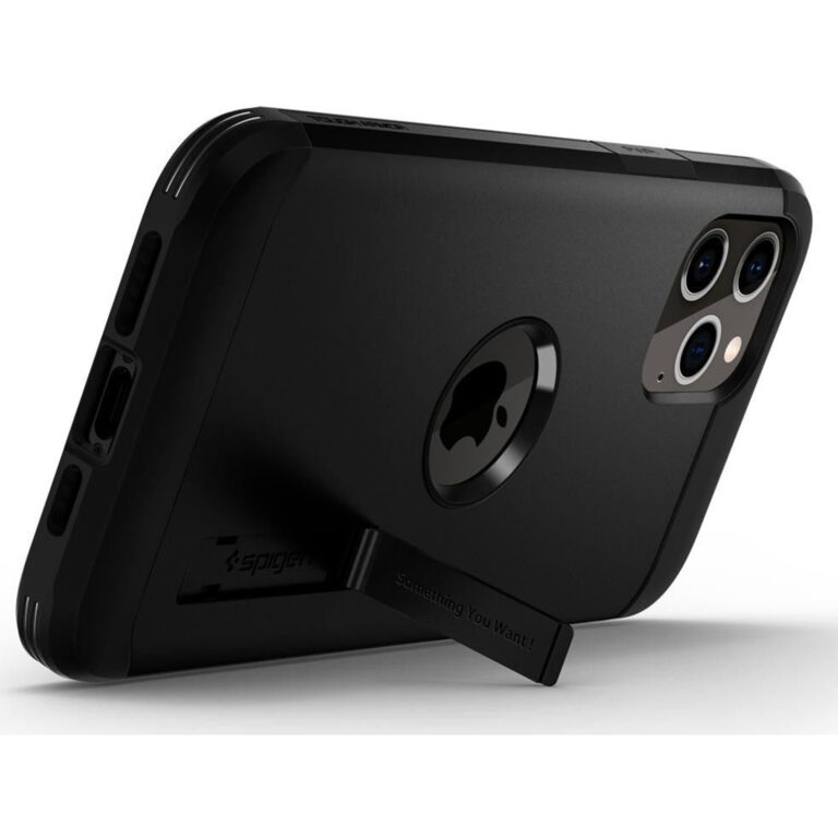 Spigen Tough Armor Backcover Apple iPhone 12 (Pro) - Zwart - Afbeelding 4