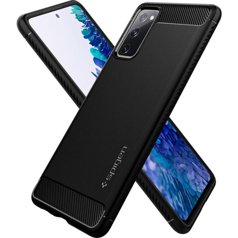 Spigen Rugged Armor Backcover Samsung Galaxy S20 FE - Zwart - Afbeelding 4