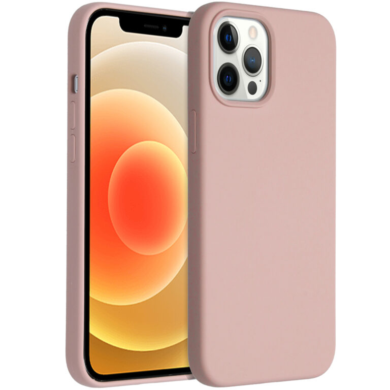Accezz Liquid Silicone Backcover Apple iPhone 12 Pro Max - Roze