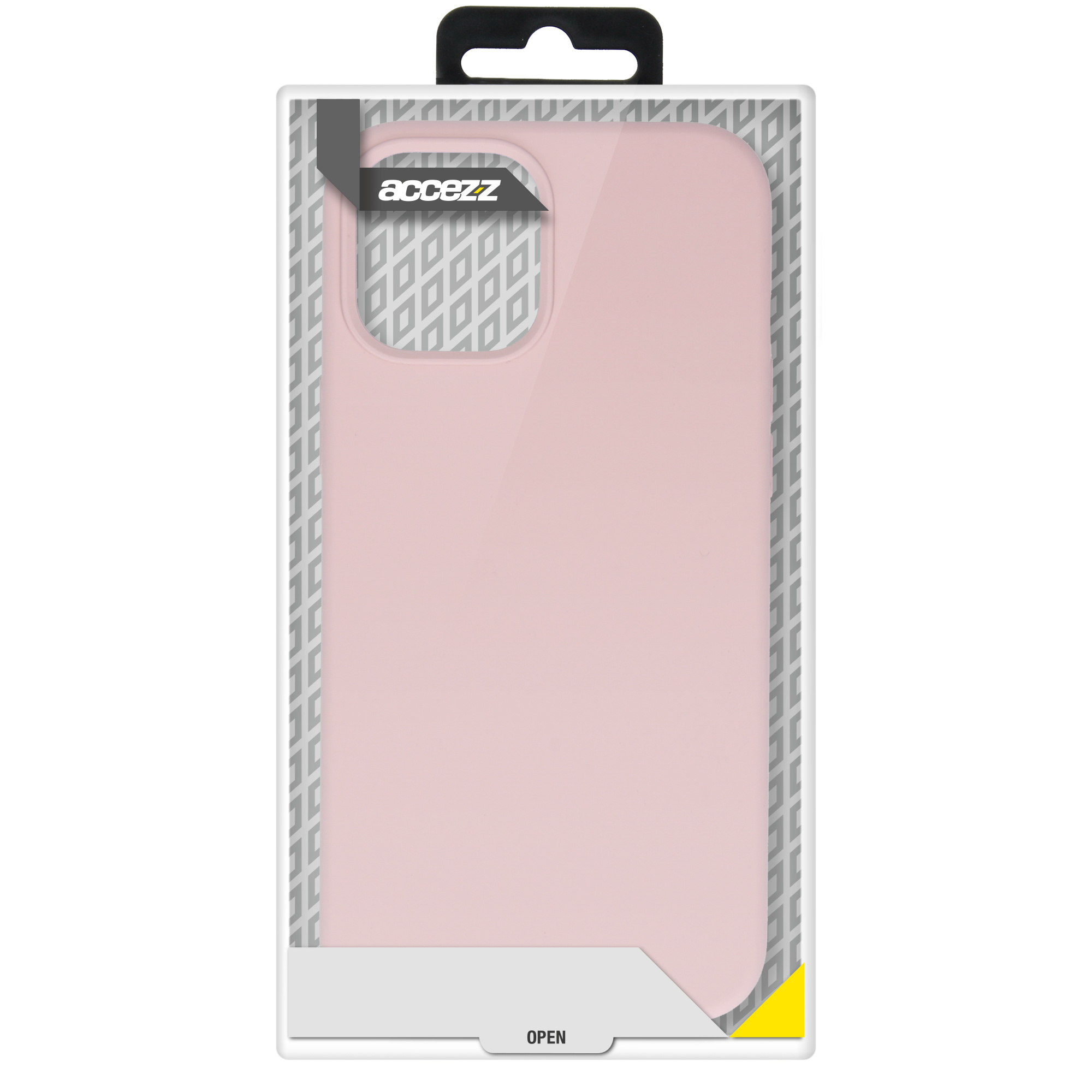 Accezz Liquid Silicone Backcover Apple iPhone 12 Pro Max - Roze - Afbeelding 4