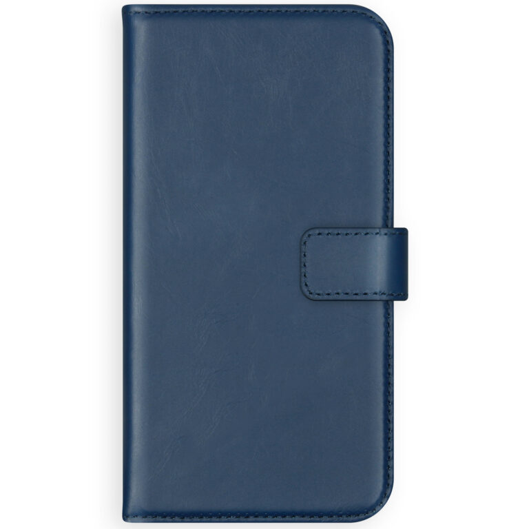 Selencia Echt Lederen Bookcase Samsung Galaxy A42 - Blauw - Afbeelding 2
