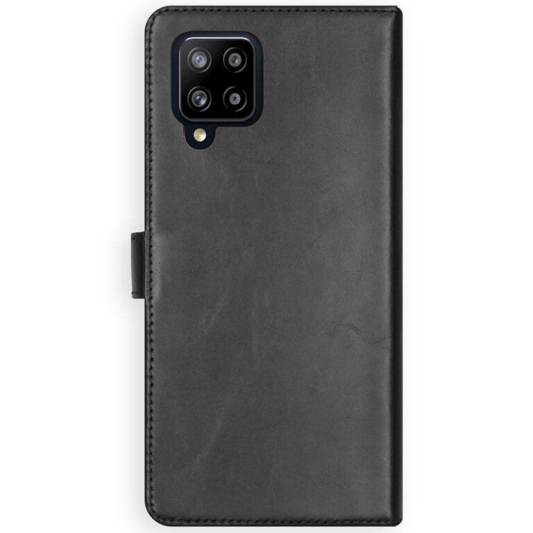 Selencia Echt Lederen Bookcase Samsung Galaxy A42 - Zwart - Afbeelding 3
