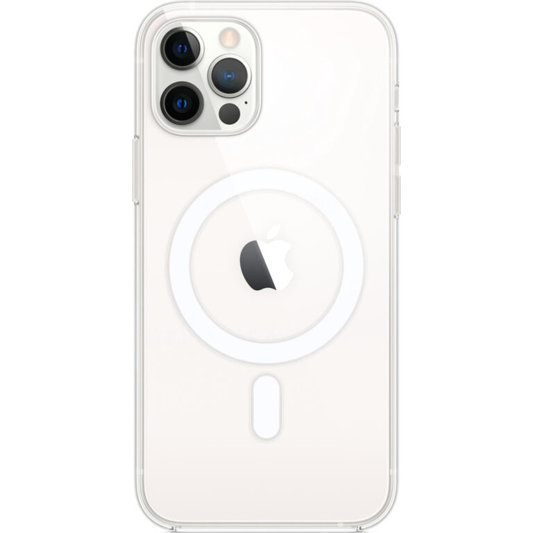 Clearcase MagSafe Apple iPhone 12 (Pro) - Transparant