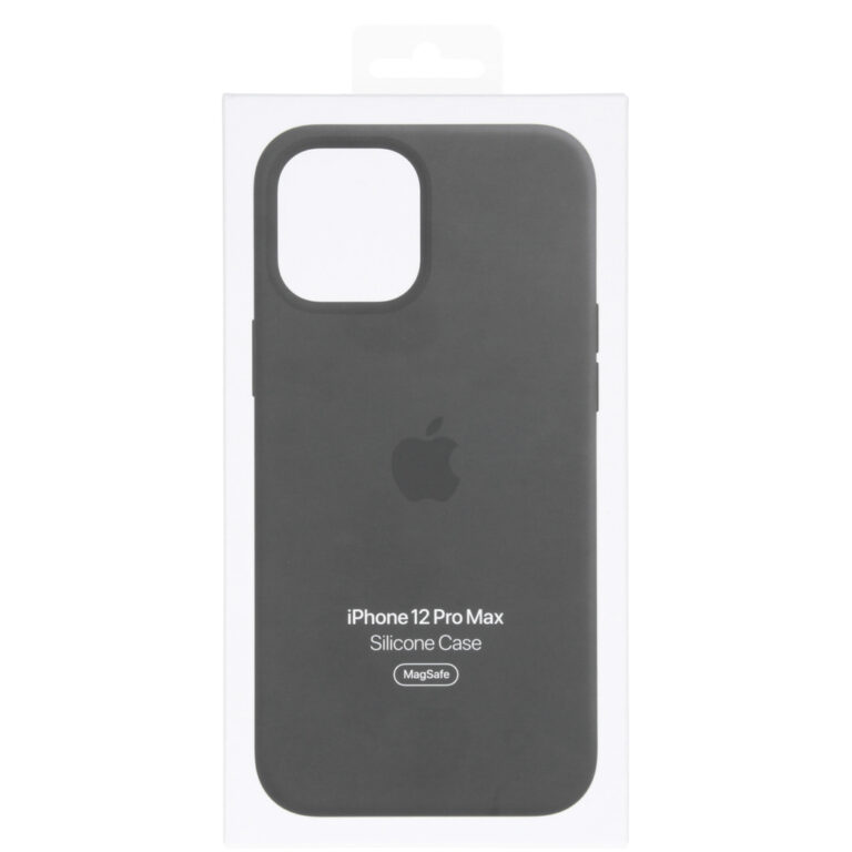 Silicone Backcover MagSafe Apple iPhone 12 Pro Max - Black - Afbeelding 4
