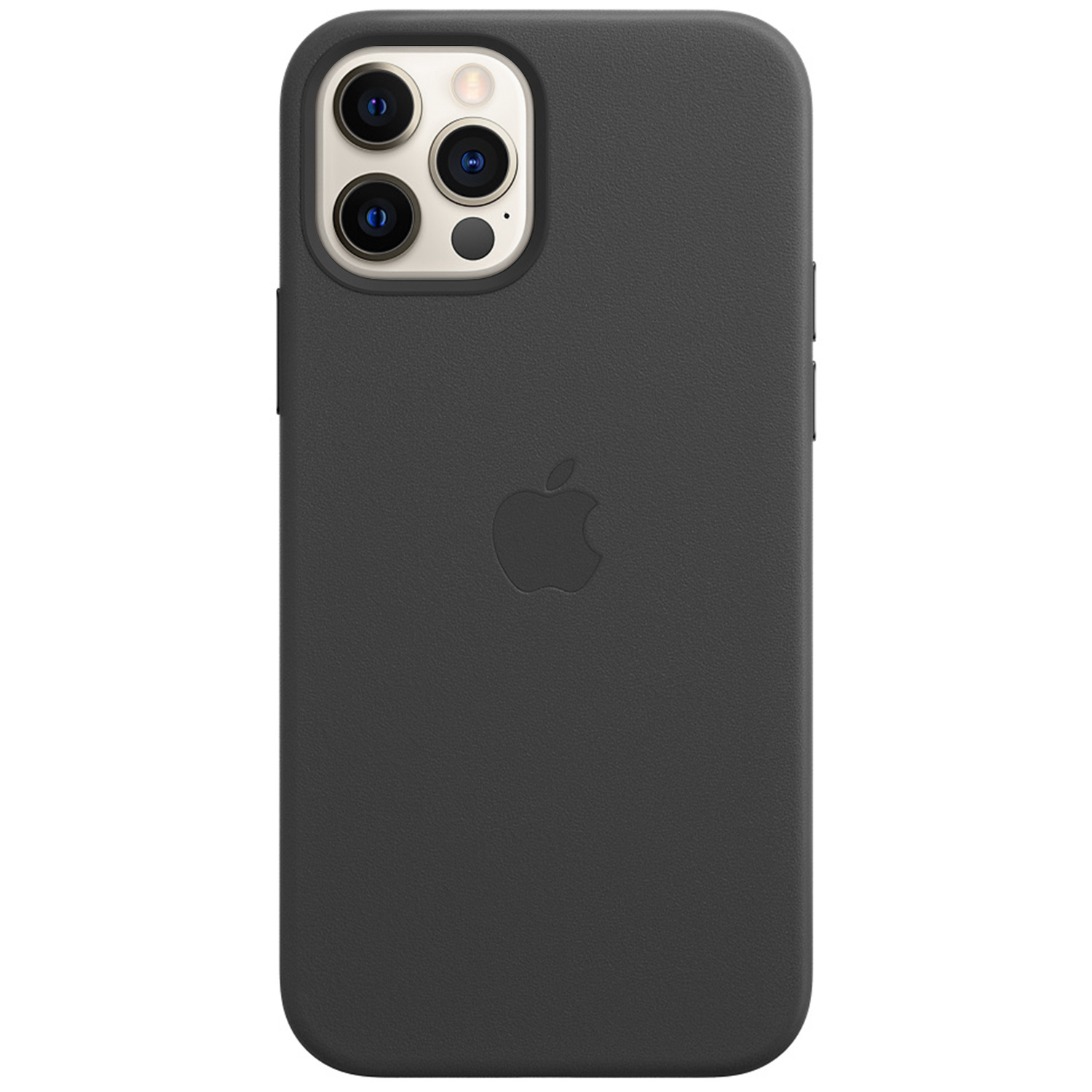 Leather Backcover MagSafe Apple iPhone 12 (Pro) – Black