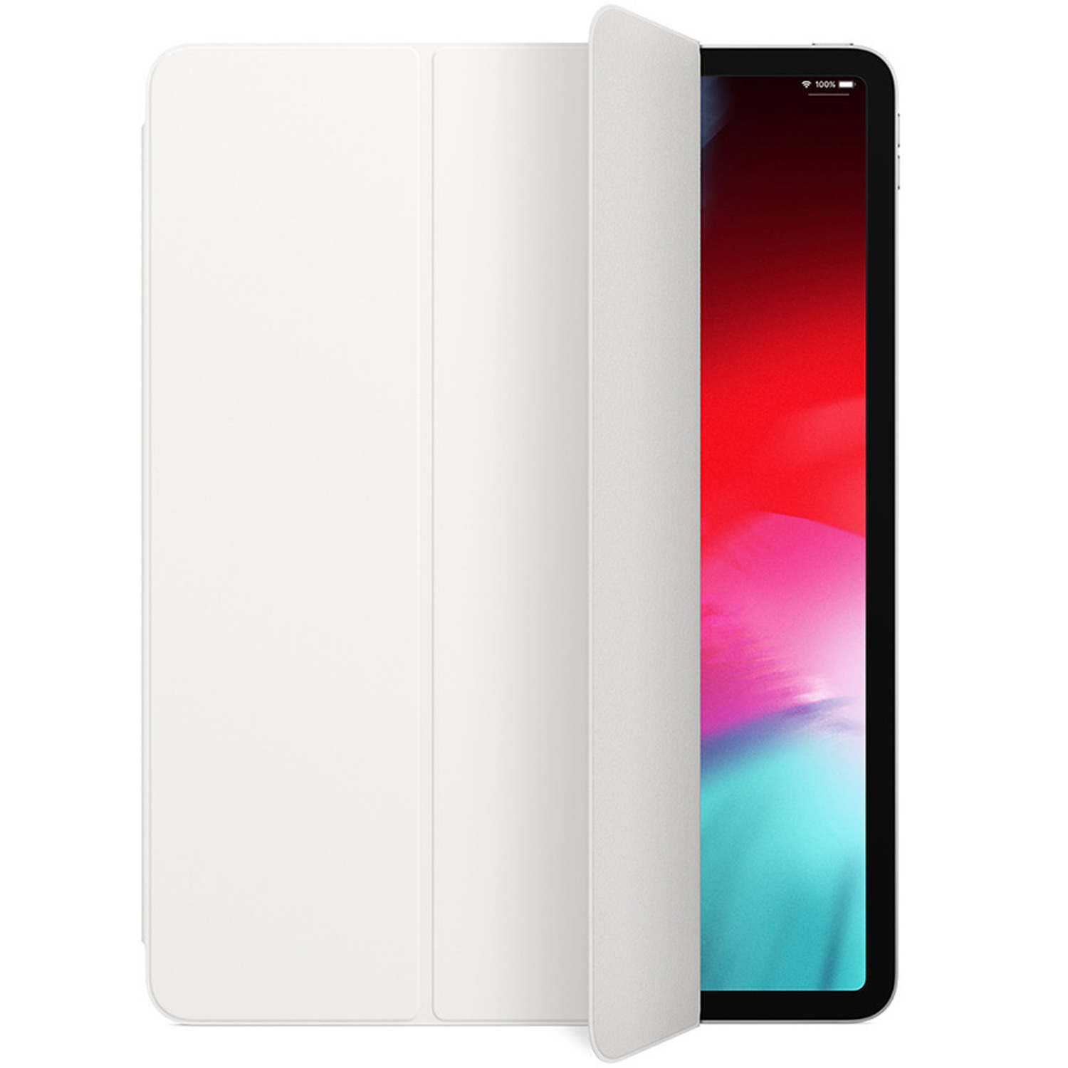 Smart Folio Apple iPad Air 13 inch (2025) M3 / (2024) M2 / Pro 12.9 (2018) - White - Afbeelding 3