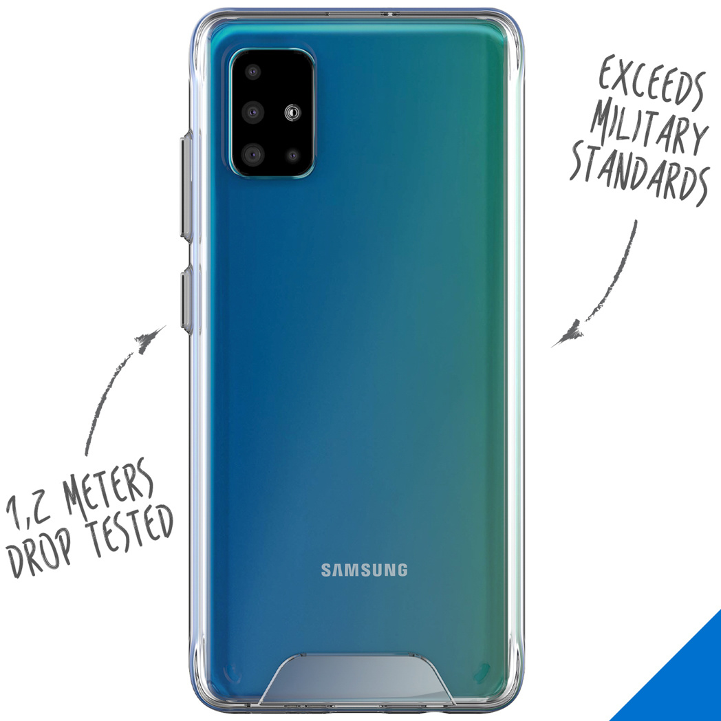 Accezz Xtreme Impact Backcover Samsung Galaxy A51 - Transparant - Afbeelding 2