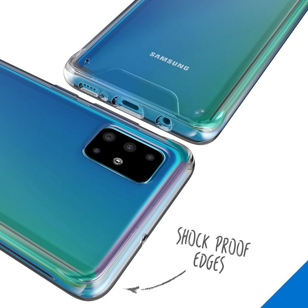 Accezz Xtreme Impact Backcover Samsung Galaxy A51 - Transparant - Afbeelding 3