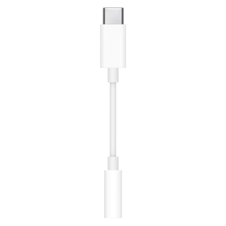 Apple USB-C naar 3,5 mm Jack audio aansluiting adapter - Wit - Afbeelding 2