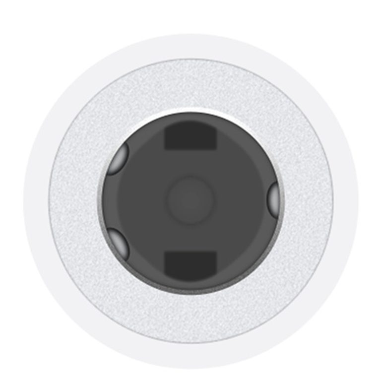 Apple USB-C naar 3,5 mm Jack audio aansluiting adapter - Wit - Afbeelding 3