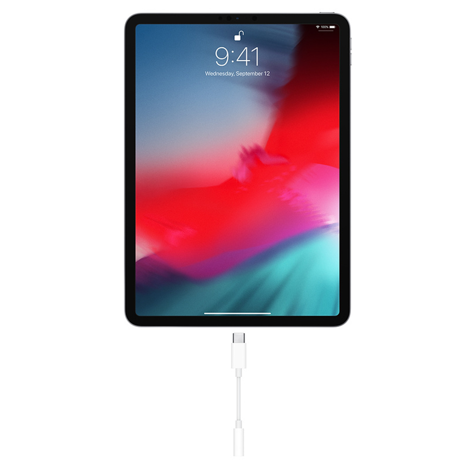 Apple USB-C naar 3,5 mm Jack audio aansluiting adapter - Wit - Afbeelding 4