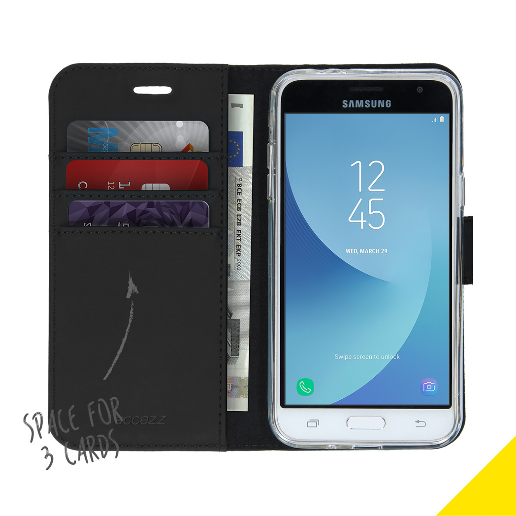 Accezz Wallet Softcase Bookcase Samsung Galaxy J3 / J3 (2016) - Afbeelding 3