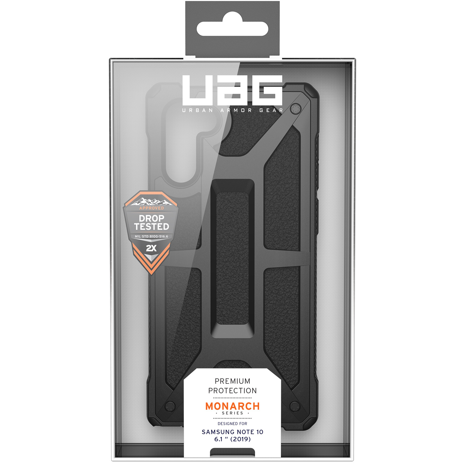 UAG Monarch Backcover Samsung Galaxy Note 10 - Zwart - Afbeelding 4