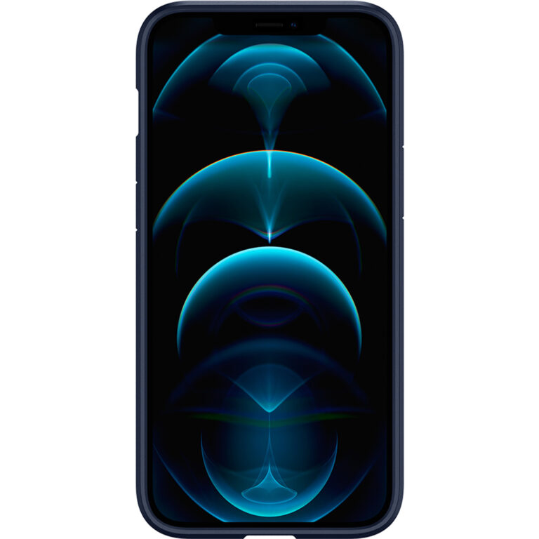 Spigen Ultra Hybrid Backcover Apple iPhone 12 (Pro) - Donkerblauw - Afbeelding 3