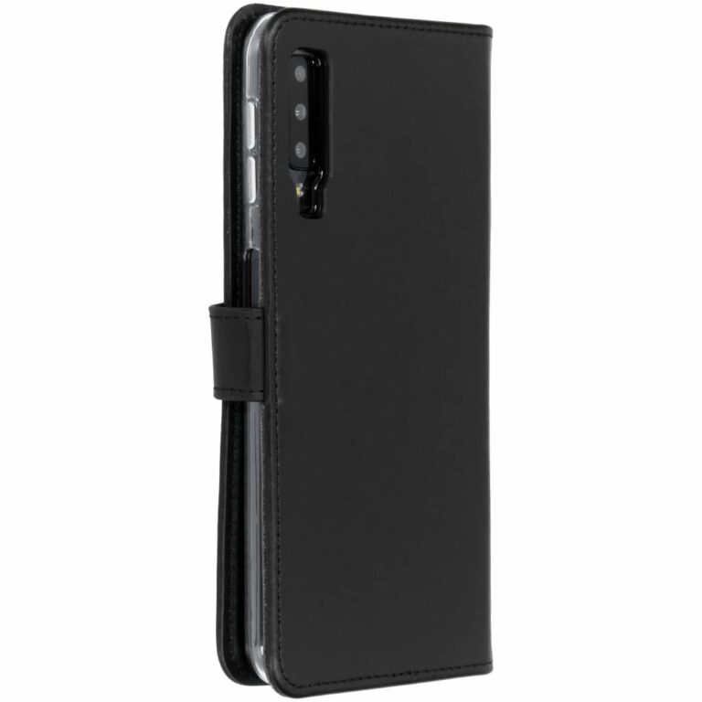 Selencia Echt Lederen Bookcase Samsung Galaxy A7 (2018) - Afbeelding 3