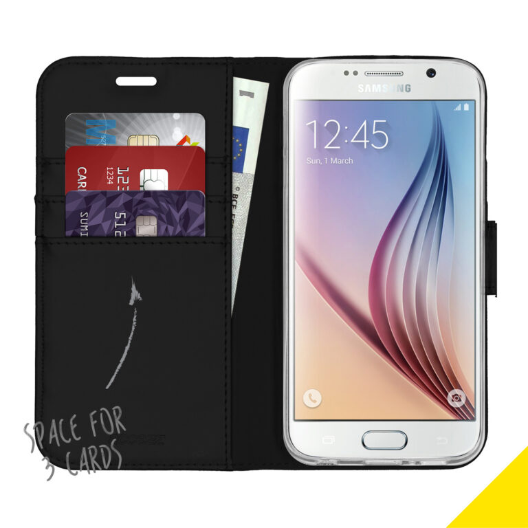 Accezz Wallet Softcase Bookcase Samsung Galaxy S6 - Afbeelding 2