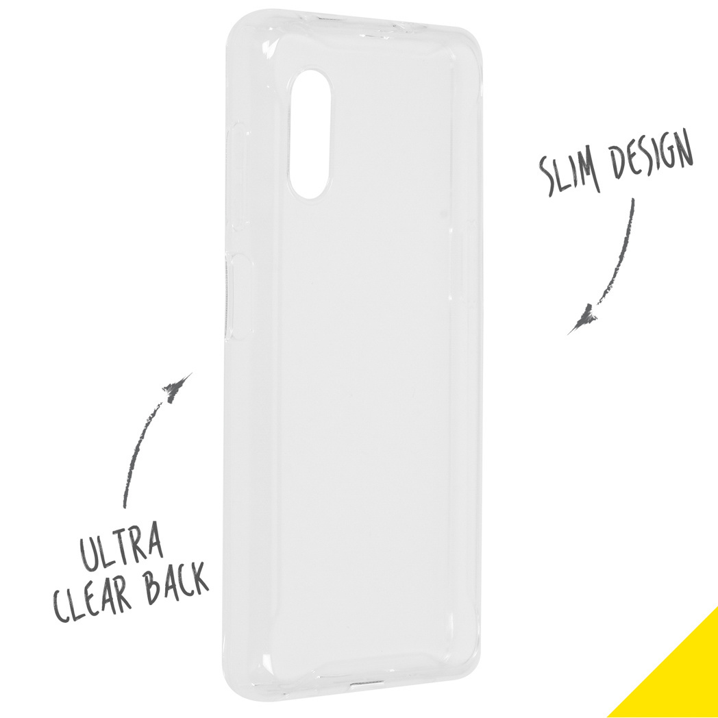 Accezz Clear Backcover Samsung Galaxy Xcover Pro - Transparant - Afbeelding 2