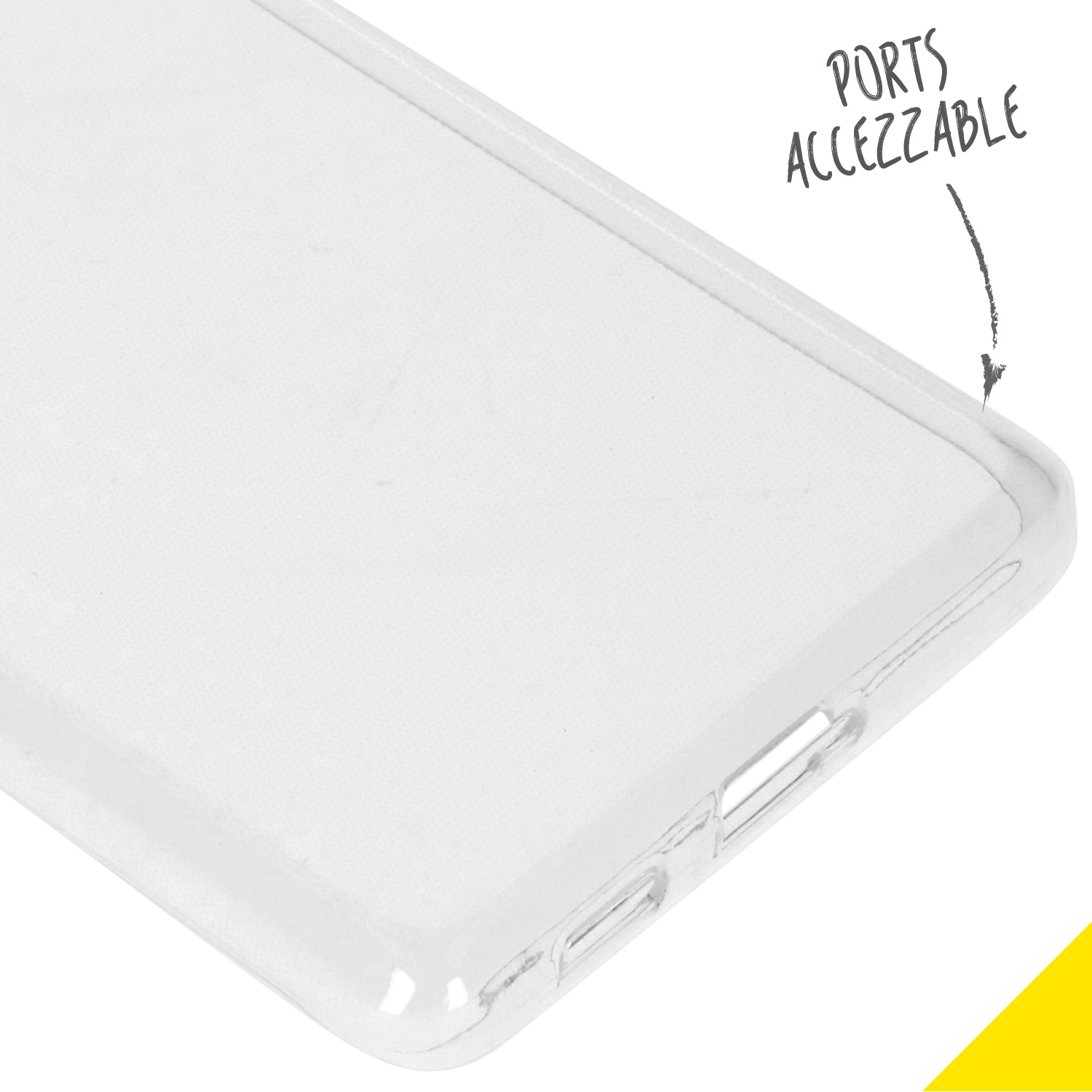 Accezz Clear Backcover Samsung Galaxy S21 Ultra - Transparant - Afbeelding 3