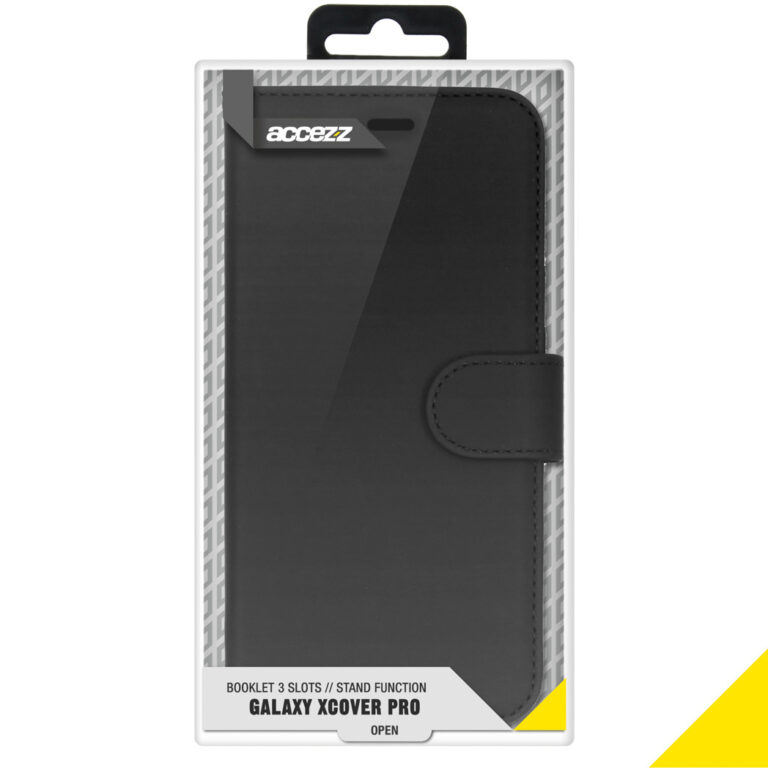 Accezz Wallet Softcase Bookcase Samsung Galaxy Xcover Pro - Zwart - Afbeelding 4