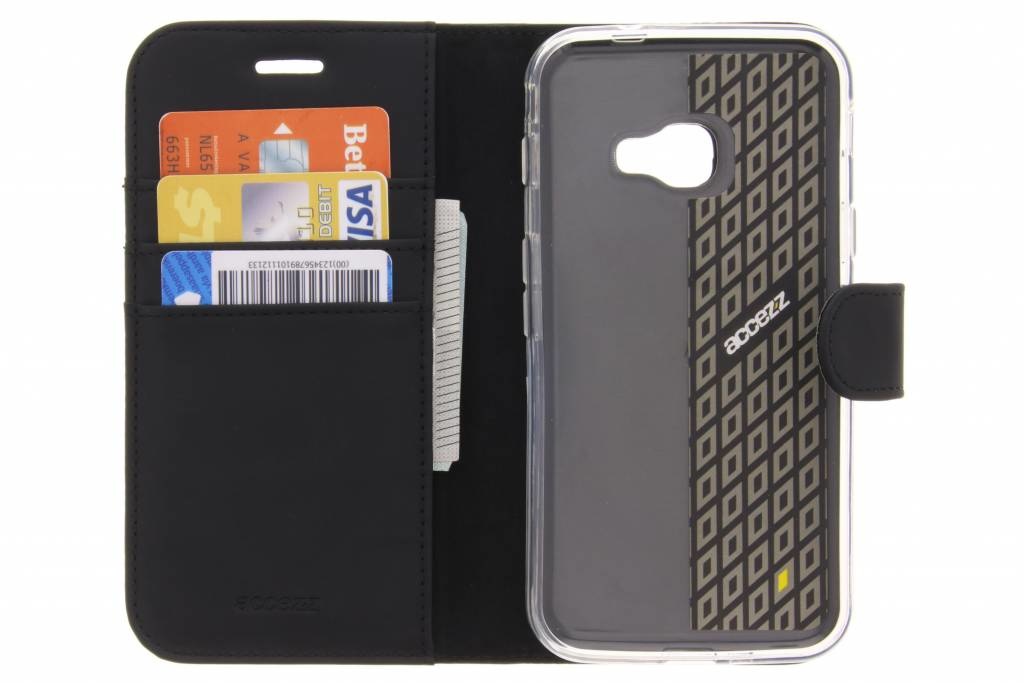 Accezz Wallet Softcase Bookcase Samsung Galaxy Xcover 4 / 4S - Zwart - Afbeelding 3