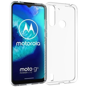 Accezz Clear Backcover Motorola Moto G8 Power Lite - Transparant