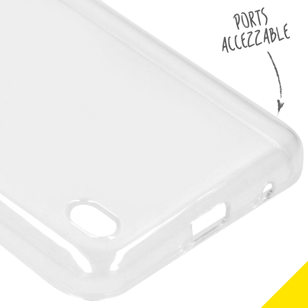 Accezz Clear Backcover Motorola Moto G8 Power Lite - Transparant - Afbeelding 3