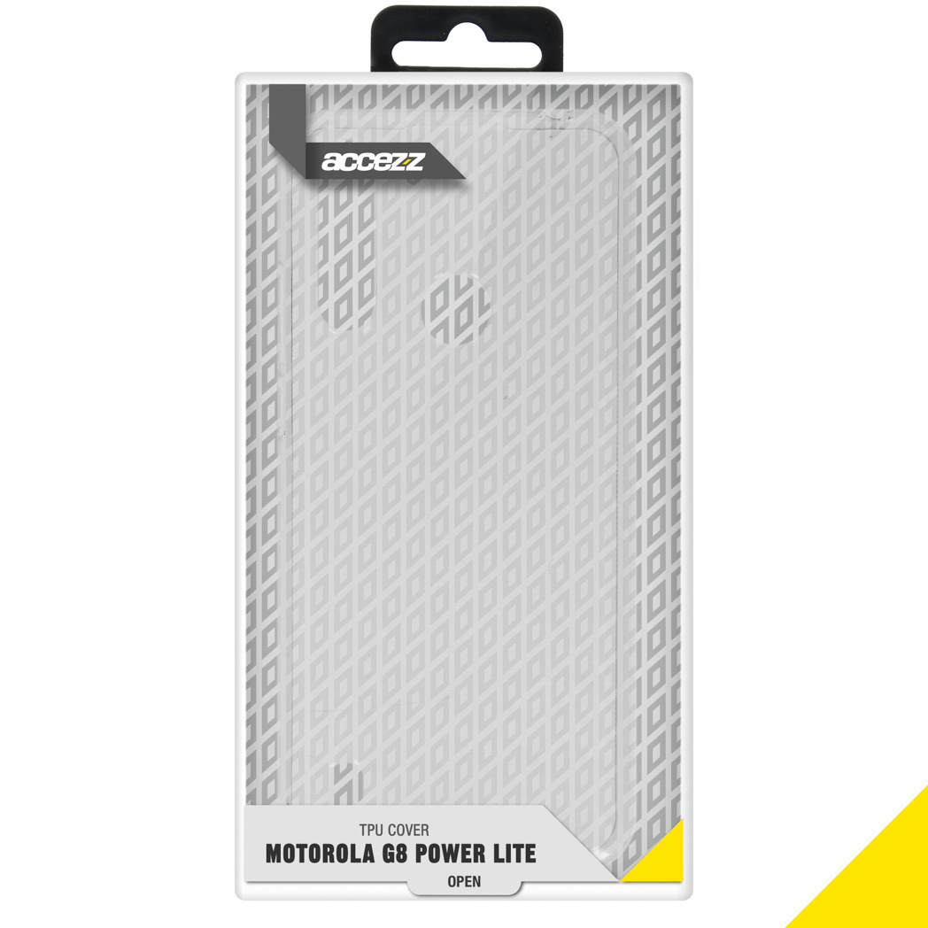 Accezz Clear Backcover Motorola Moto G8 Power Lite - Transparant - Afbeelding 4