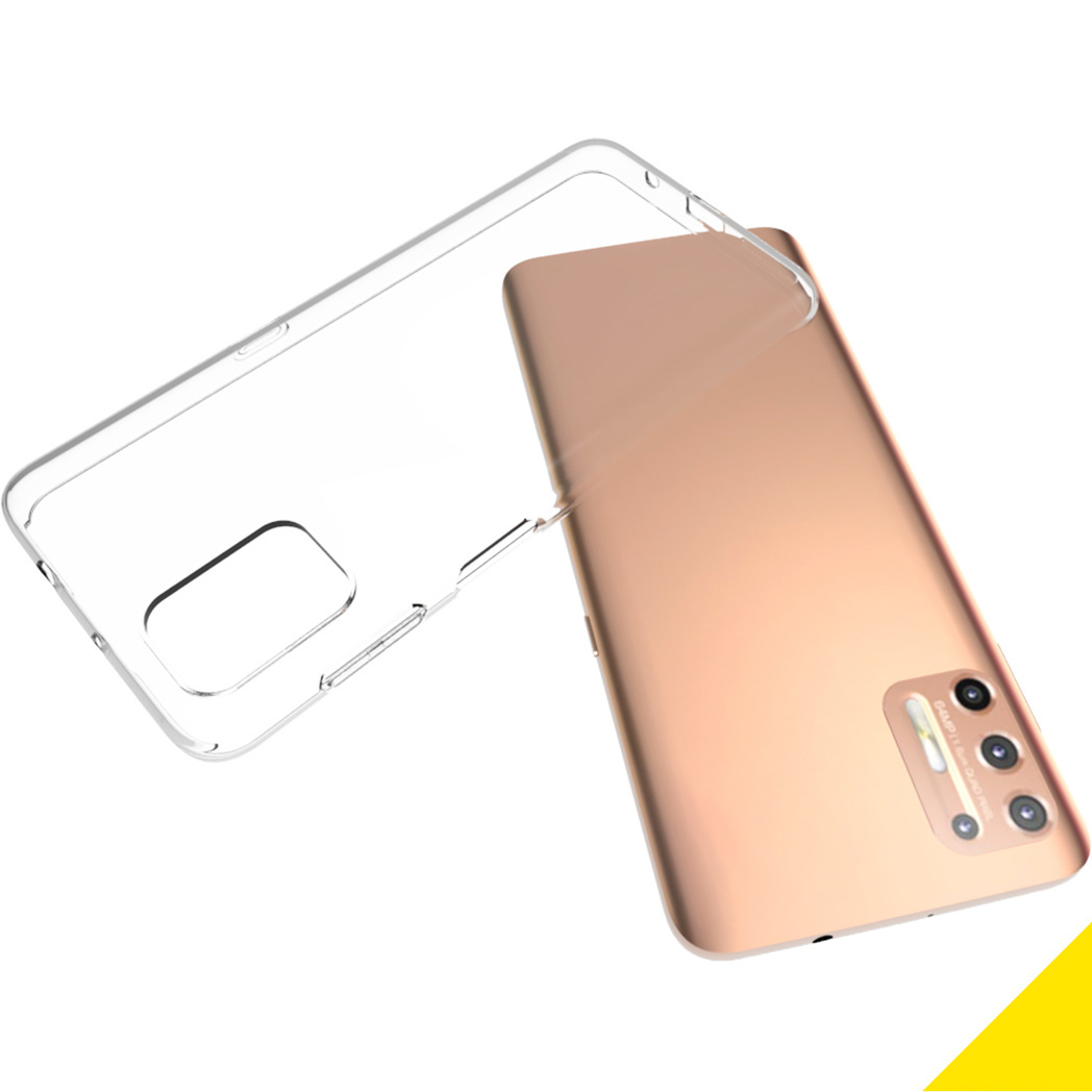 Accezz Clear Backcover Motorola Moto G9 Plus - Transparant - Afbeelding 2