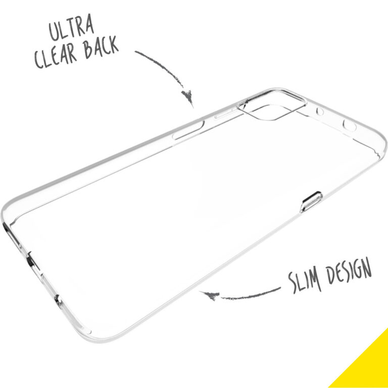 Accezz Clear Backcover Motorola Moto G9 Plus - Transparant - Afbeelding 3